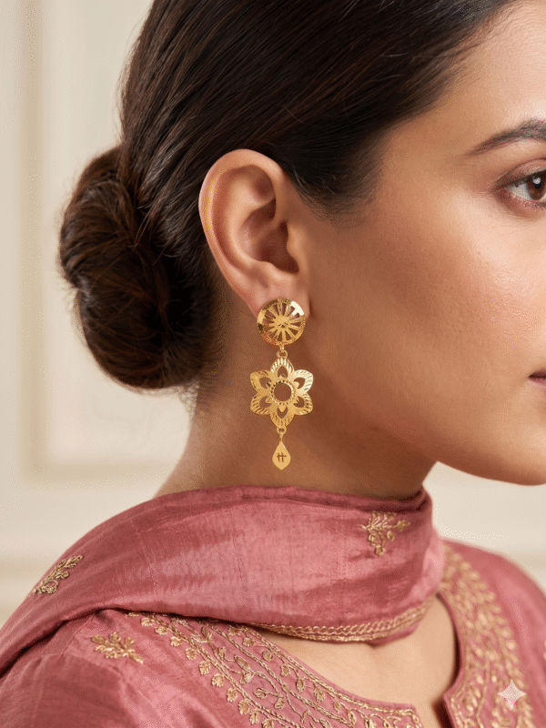 earring G1 ai Light Weight Flower Earrings