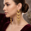 Multi layer chandbali earrings