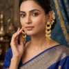 Multi layer chandbali earrings