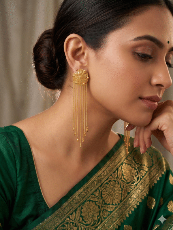 lenghty earring AI 2 Sui dhaga earrings