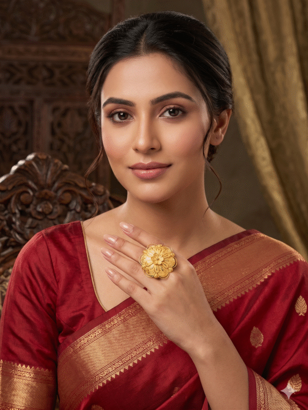 royal ring ai 1 Light weight Flora ring