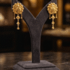 Gold tar earrings